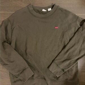 Levi's Men's Dark Green Crewneck Sweater